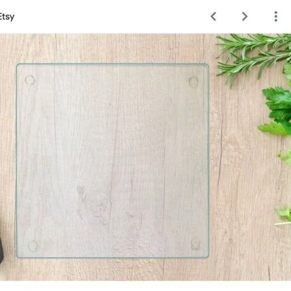 Solid Surface Glass material for‎ cutting boards, trivets, table tops